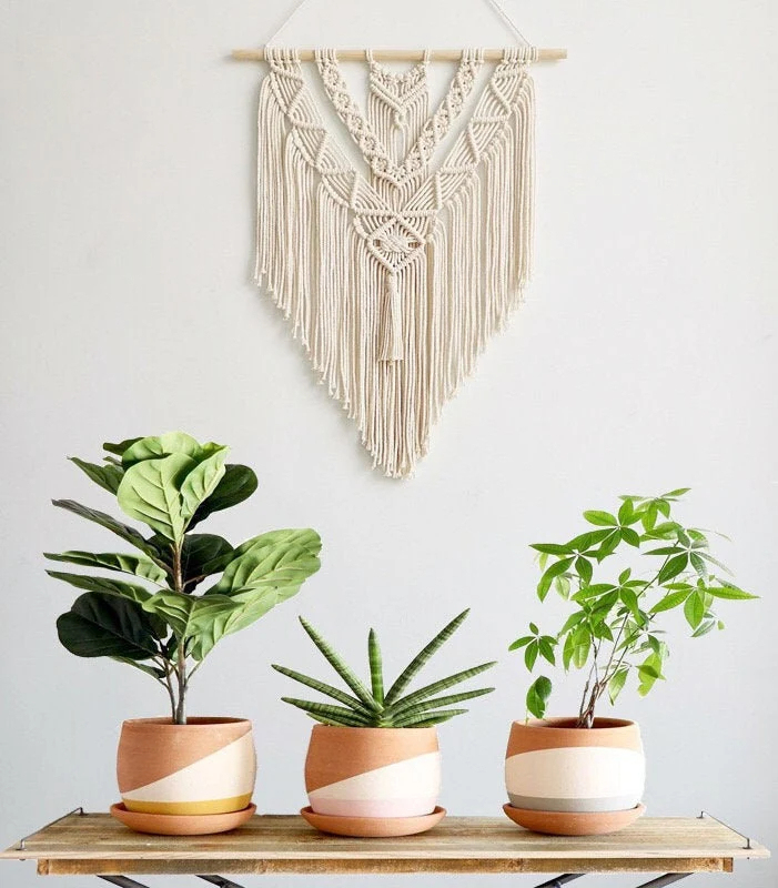 Macrame Wall Hanging with Tassels, Macrame Wall Tapestry, Macrame, Boho Wall Decor, Bedroom Backdrop, Interior Decor, Wall Art, Home Decor