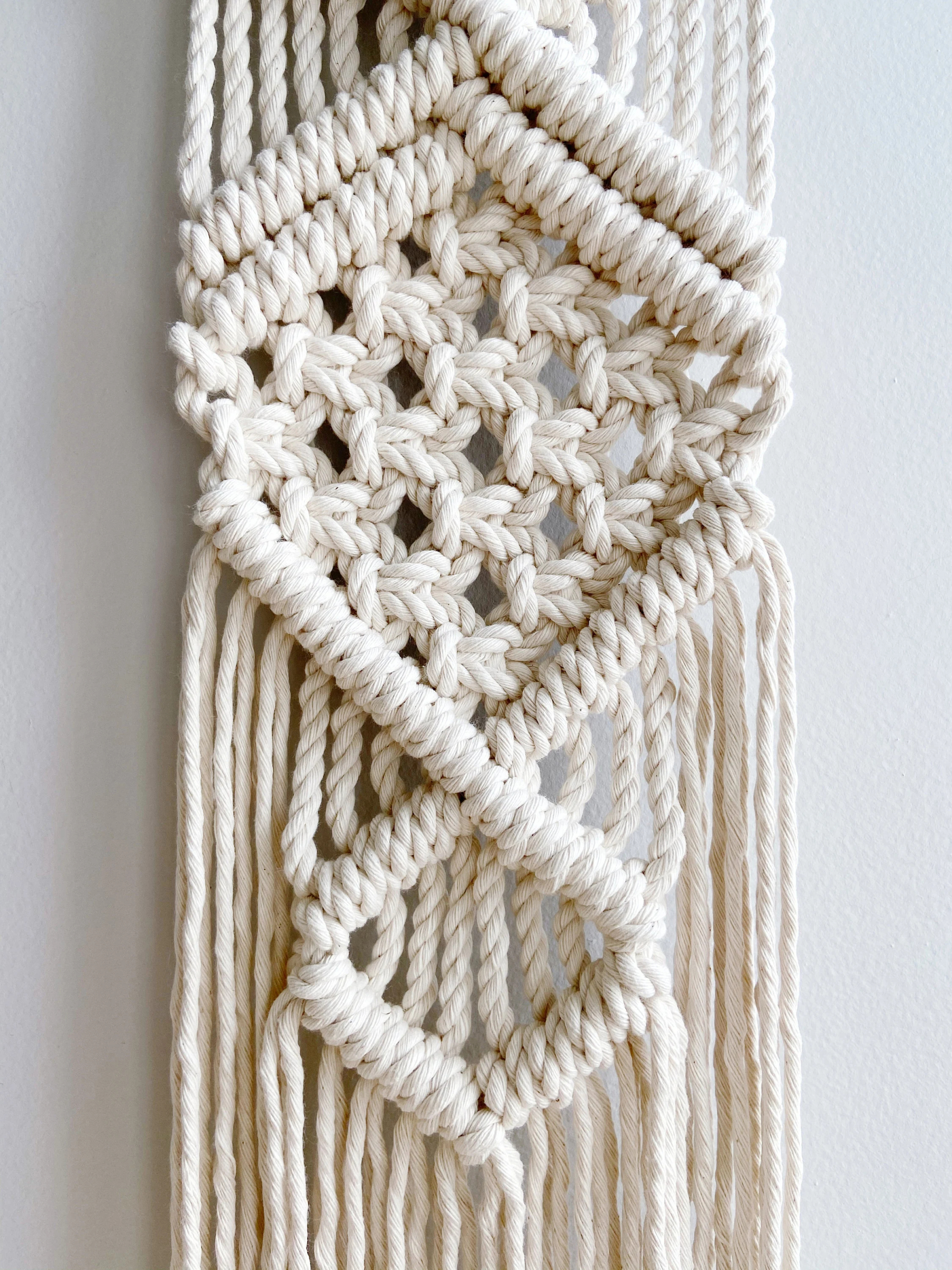 Geometric Macrame wall hanging - Boho Wall Hanging - Elegant Macrame - Woven Wall Hanging - Woven Wall Art - Nursery Wall Decor