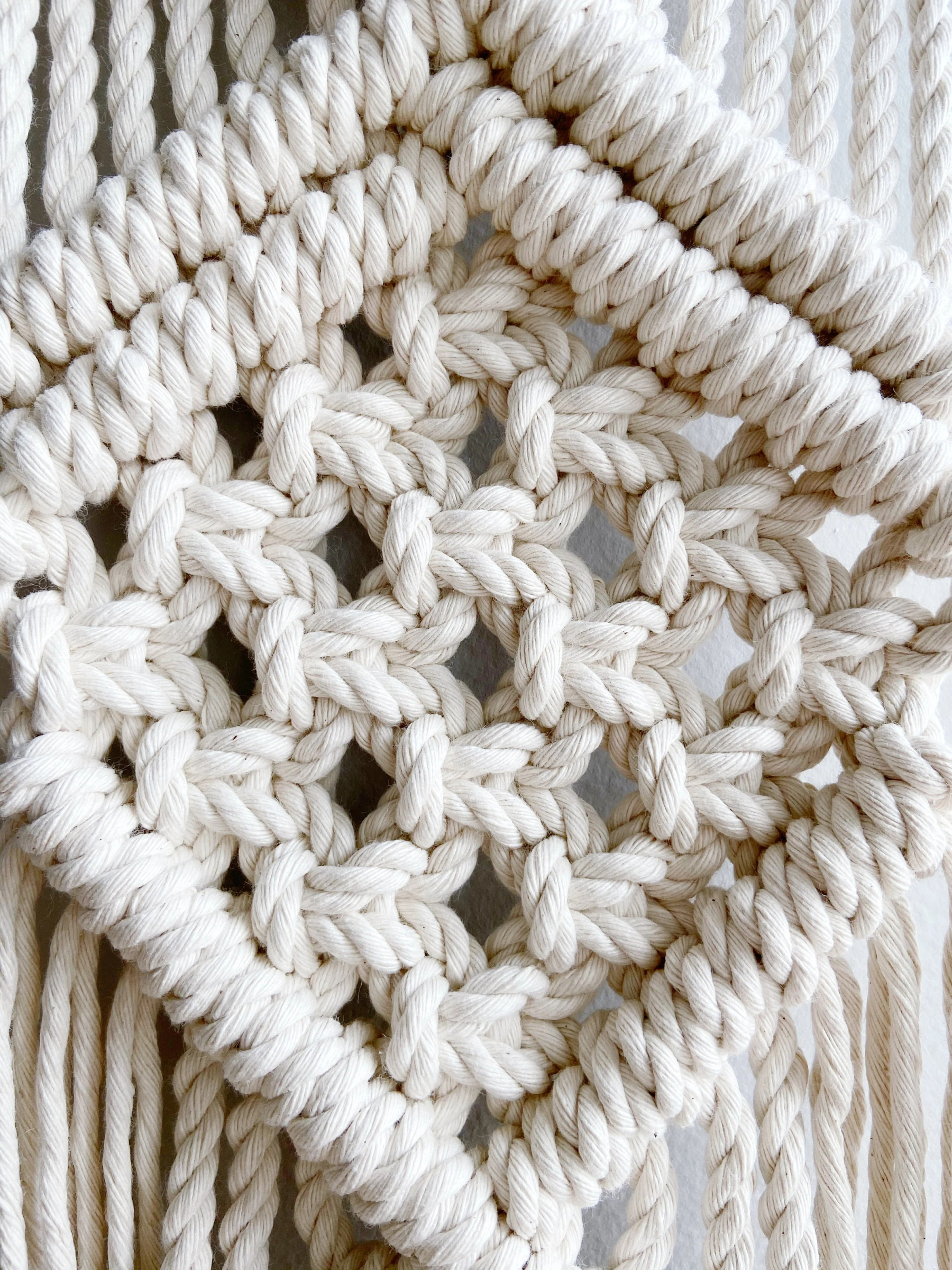 Geometric Macrame wall hanging - Boho Wall Hanging - Elegant Macrame - Woven Wall Hanging - Woven Wall Art - Nursery Wall Decor