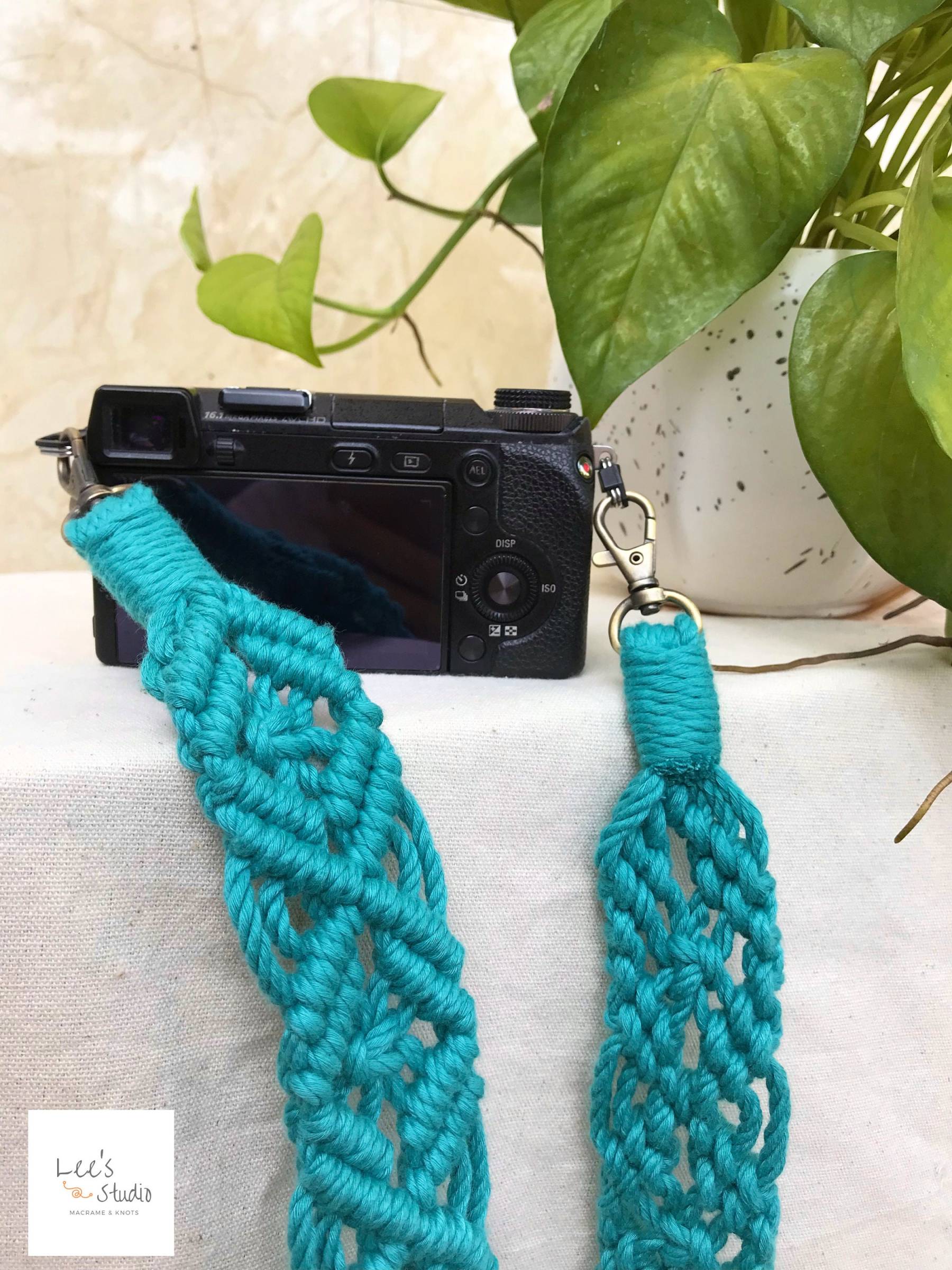 Fiber Camera Strap, Macrame Camera Strap, More Color, Gift For Men, Travel Gift, Gift For Women, slr dslr camera strap, canon, nikon