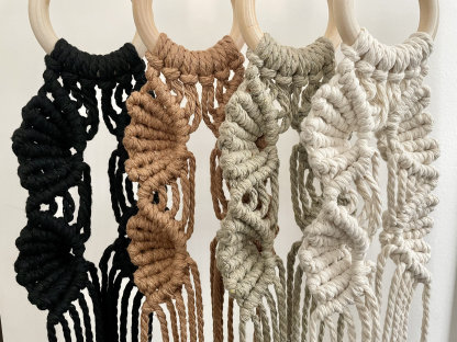 Boho Style Macrame Hat Hanger, Hat Hanger Wall Decor, Hat Rack, Hat Display, Hat Storage, Fall Decor, Boho Decor, Xmas Gifts, Gifts for Her