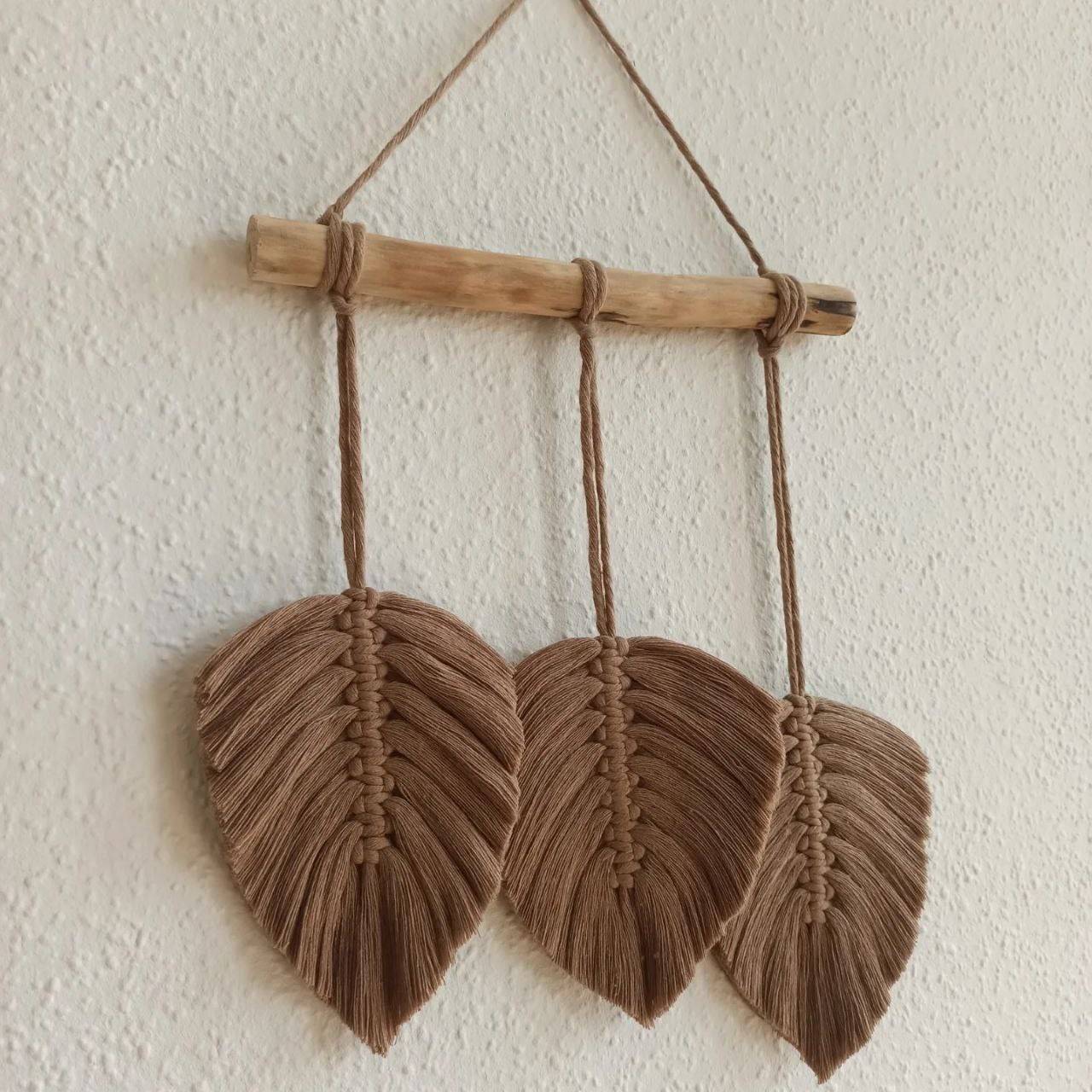 Macrame pano, Macrame Leaf, Macrame decor, Macrame Wall ornament, Boho Style, Macrame Headboard