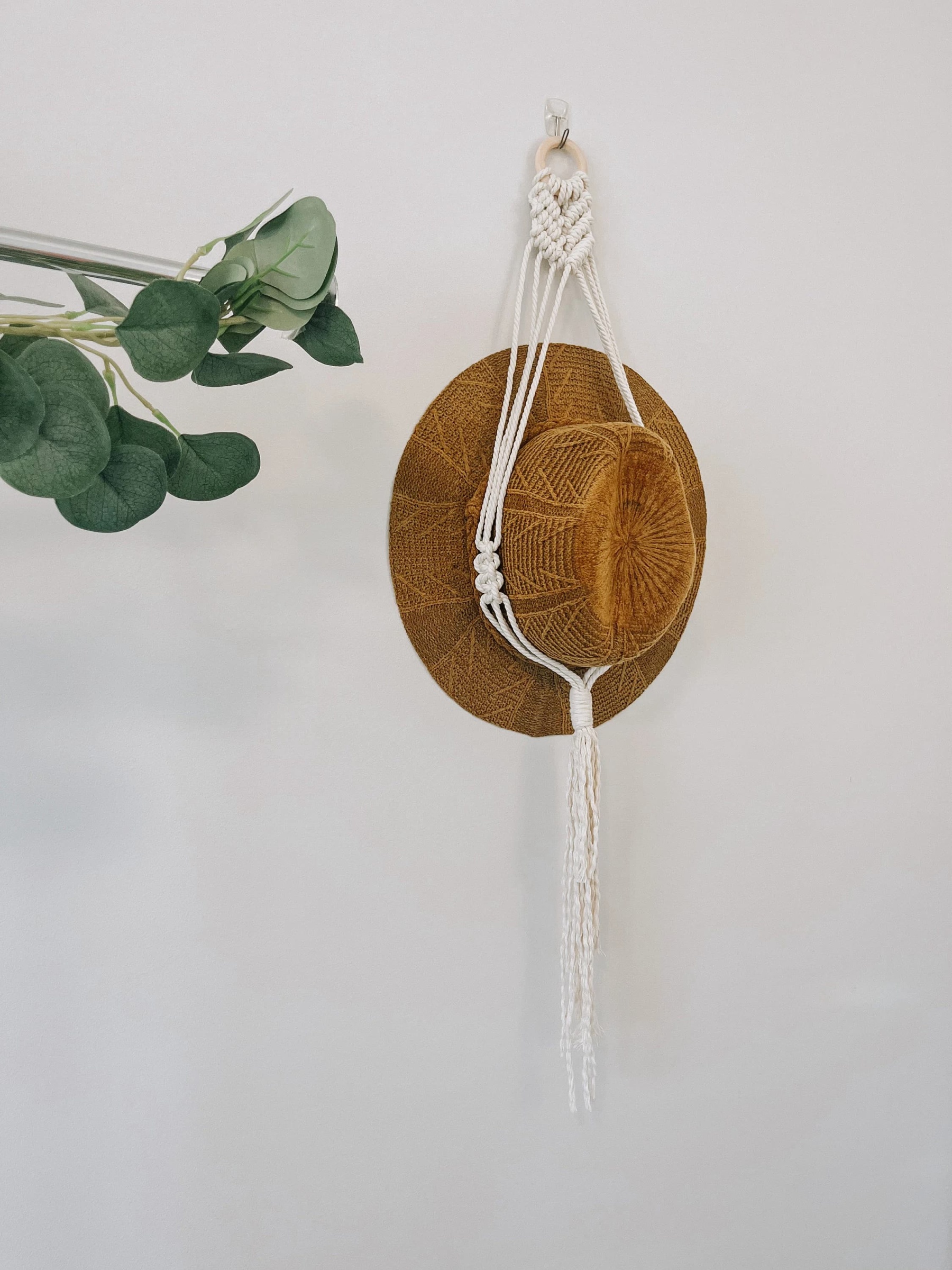 Macrame Hat Display Hat Holder Gift For Her Macrame Cap Rack Macrame Wall Art Hat Hanging Wall Hanger For Hat Cap Rack Display