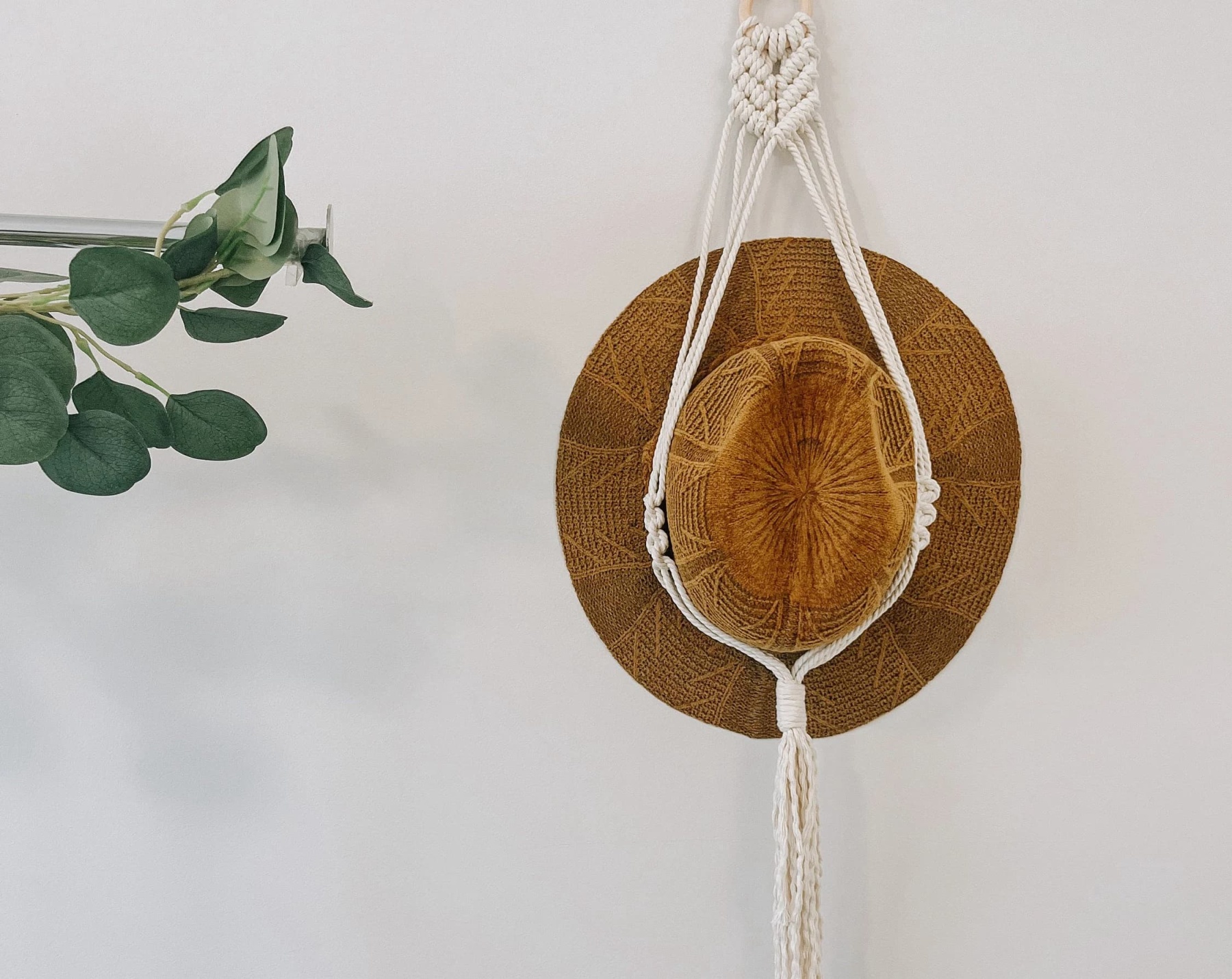 Macrame Hat Display Hat Holder Gift For Her Macrame Cap Rack Macrame Wall Art Hat Hanging Wall Hanger For Hat Cap Rack Display