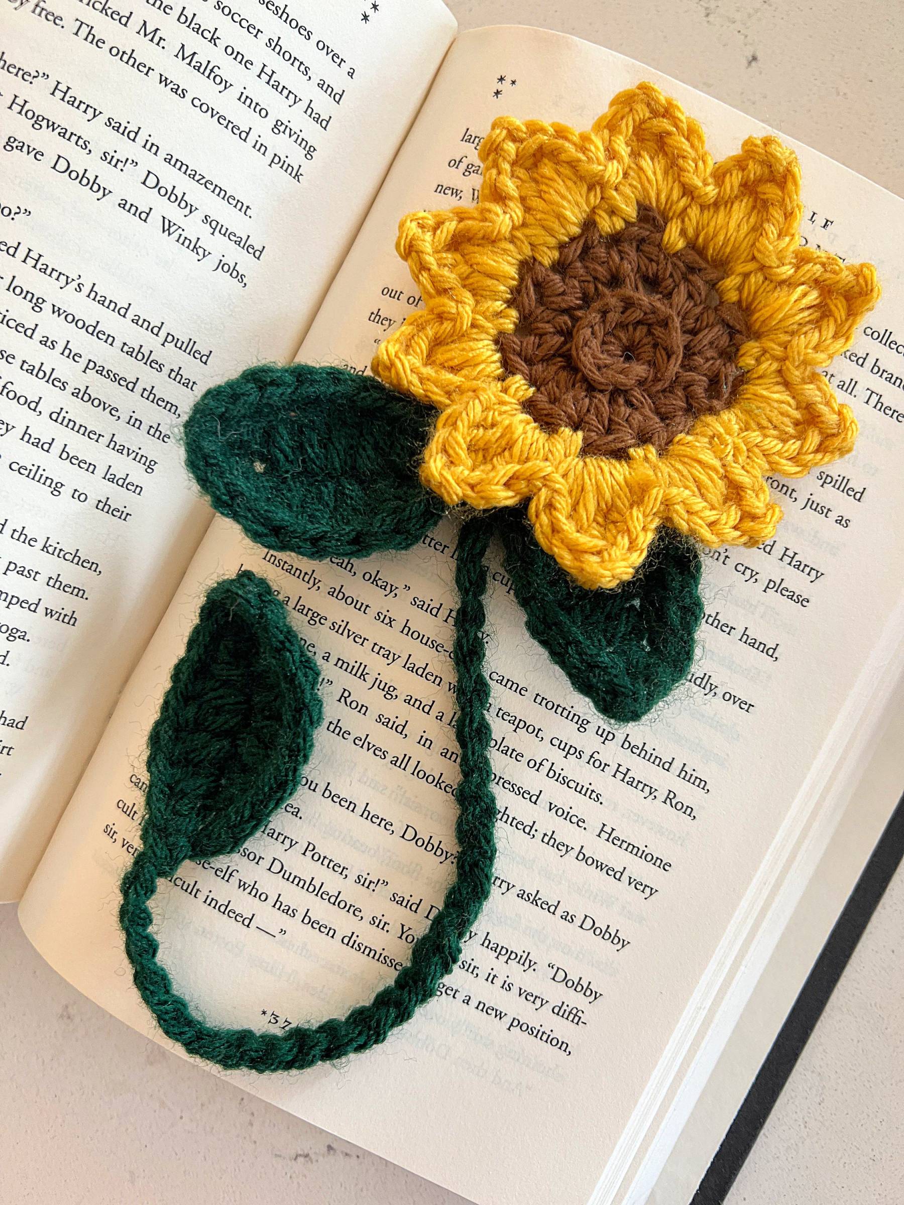 Rose & Sunflower Bookmark