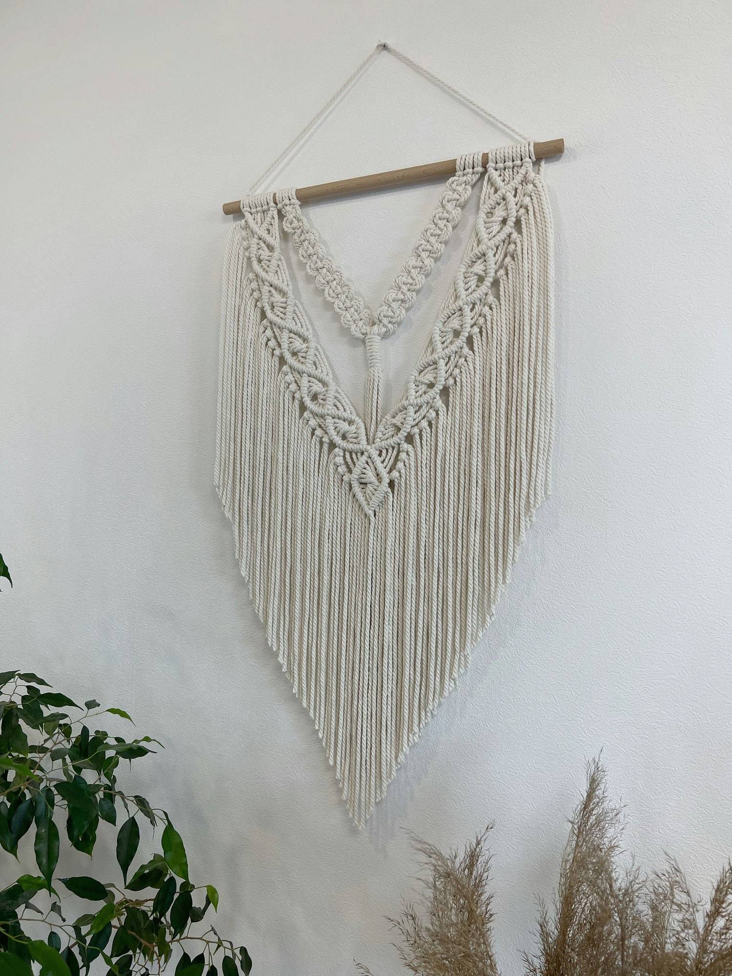 Macrame wall hanging, macrame backdrop, bedroom wall hanging decor, ma