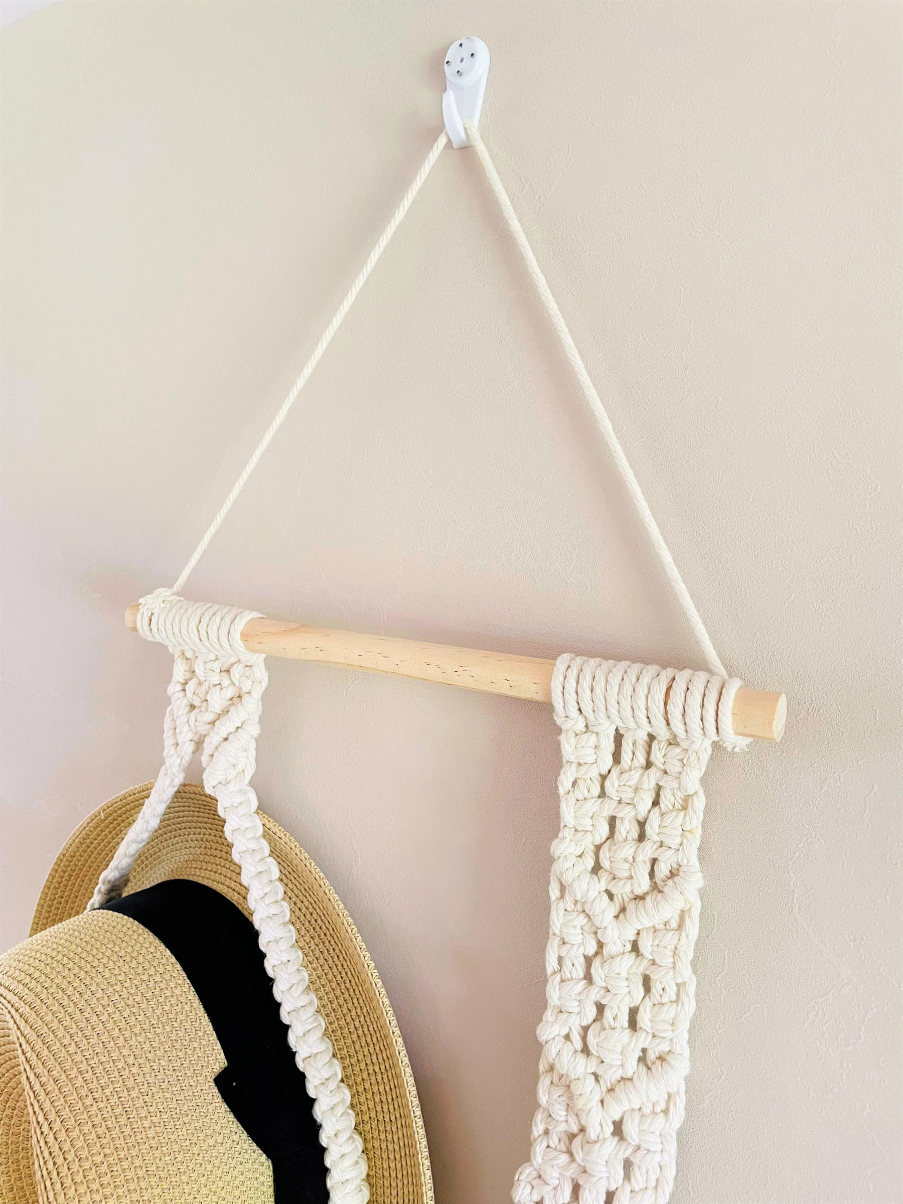 Macrame Hat Display Hat Holder Gift For Her Macrame Cap Rack Macrame Wall Art Hat Hanging Wall Hanger For Hat Cap Rack Display