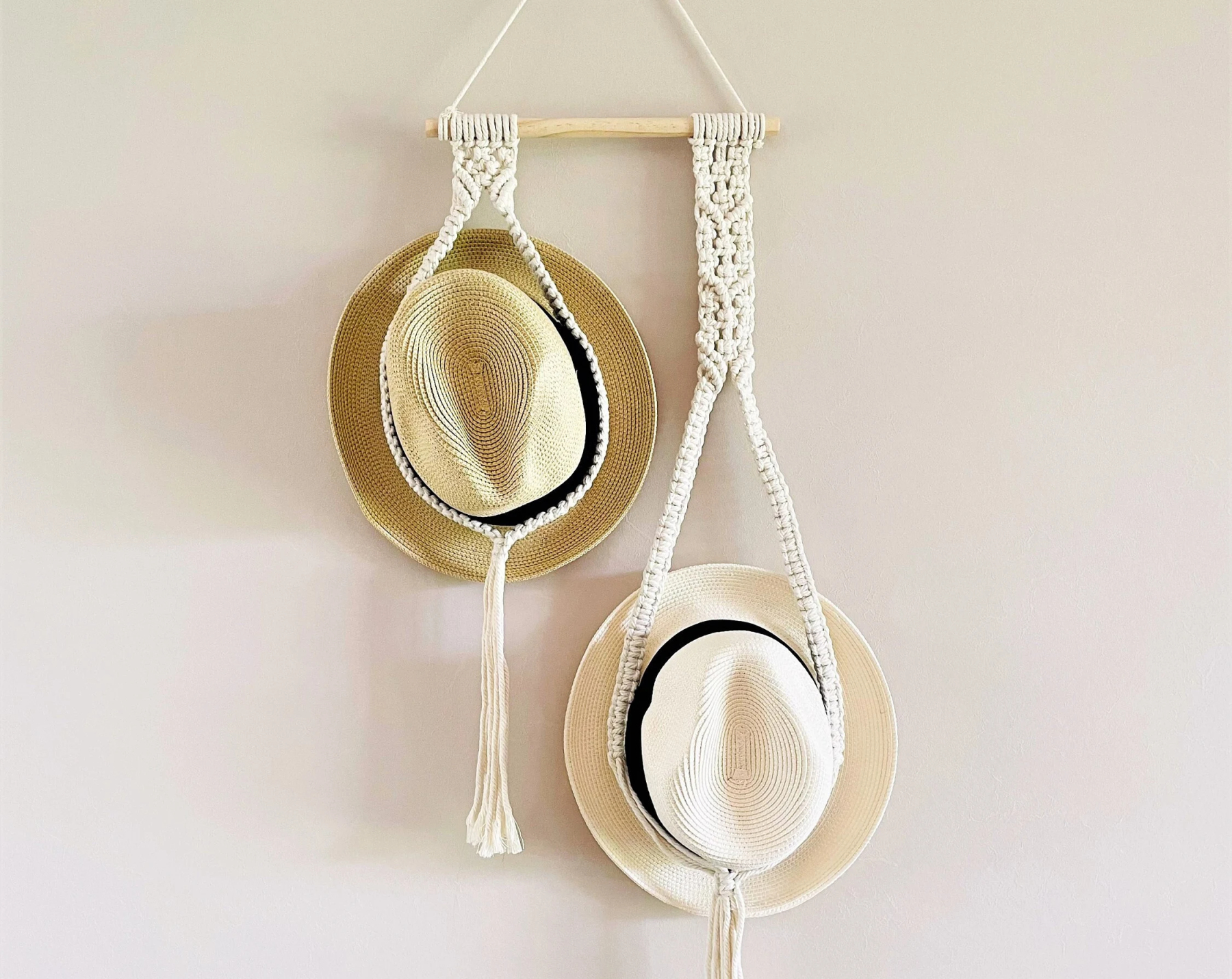 Macrame Hat Display Hat Holder Gift For Her Macrame Cap Rack Macrame Wall Art Hat Hanging Wall Hanger For Hat Cap Rack Display