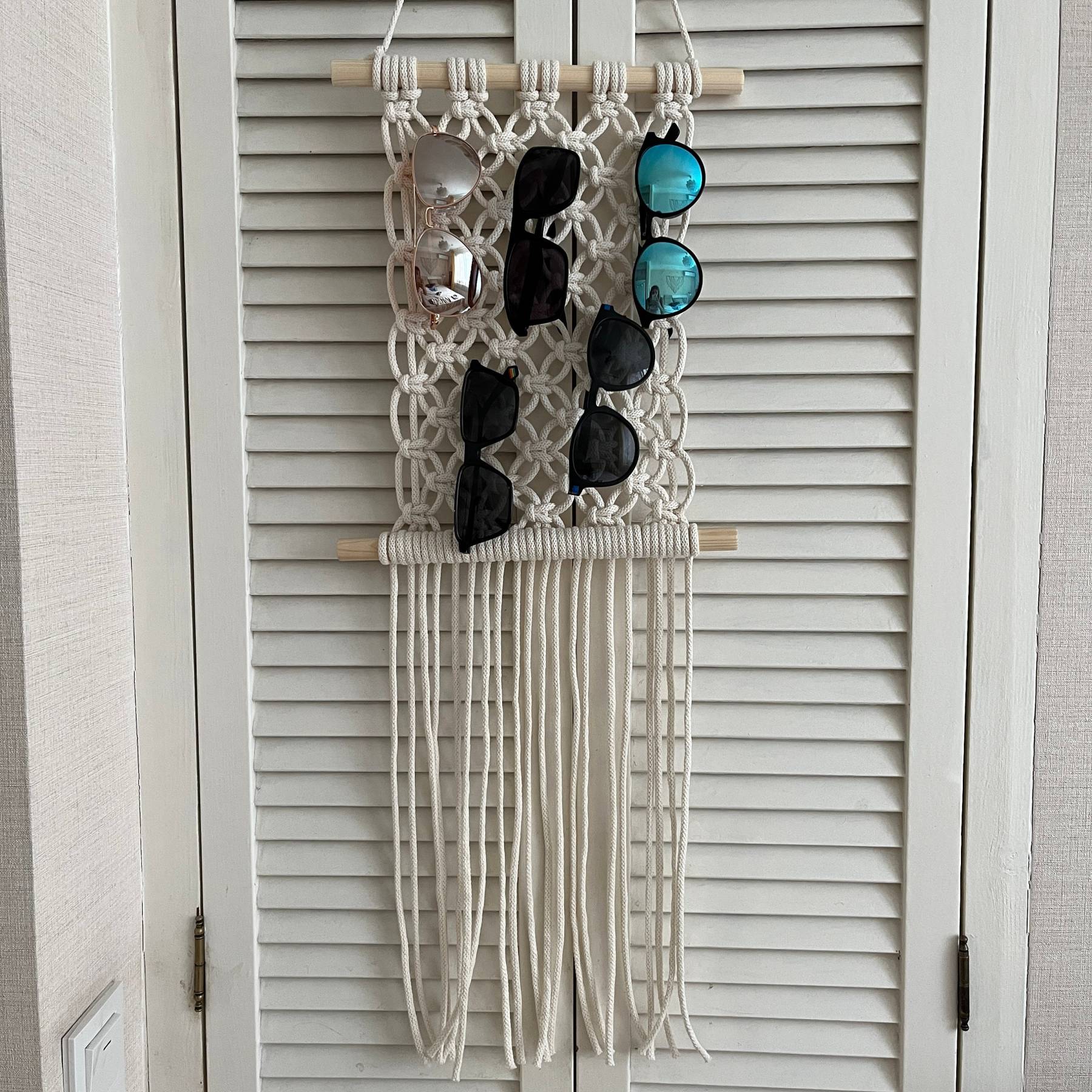 Macrame Hat Display Hat Holder Gift For Her Macrame Cap Rack Macrame W