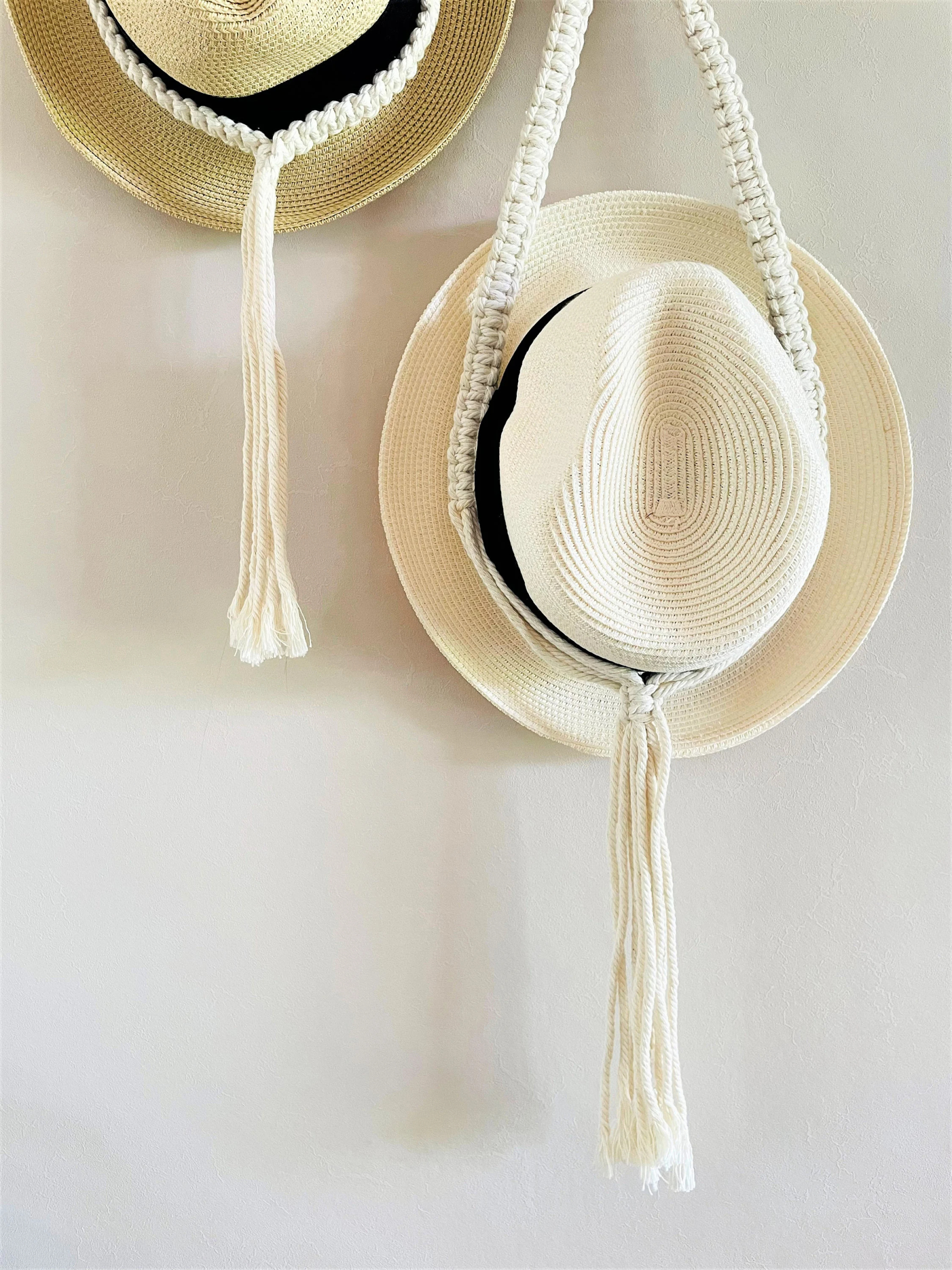 Macrame Hat Display Hat Holder Gift For Her Macrame Cap Rack Macrame Wall Art Hat Hanging Wall Hanger For Hat Cap Rack Display