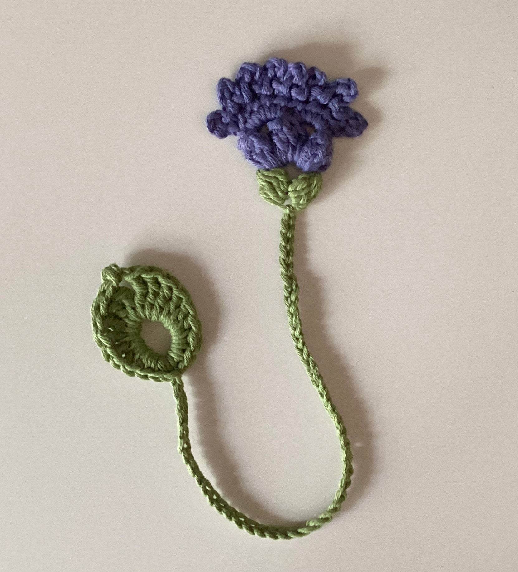 CROCHET PATTERN, wild flower bookmarks pdf pattern