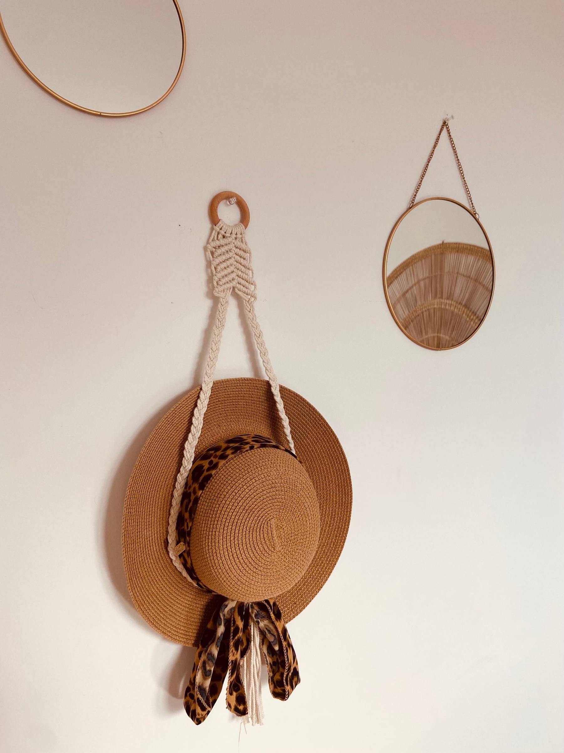 Macrame Hat Display Hat Holder Gift For Her Macrame Cap Rack Macrame Wall Art Hat Hanging Wall Hanger For Hat Cap Rack Display