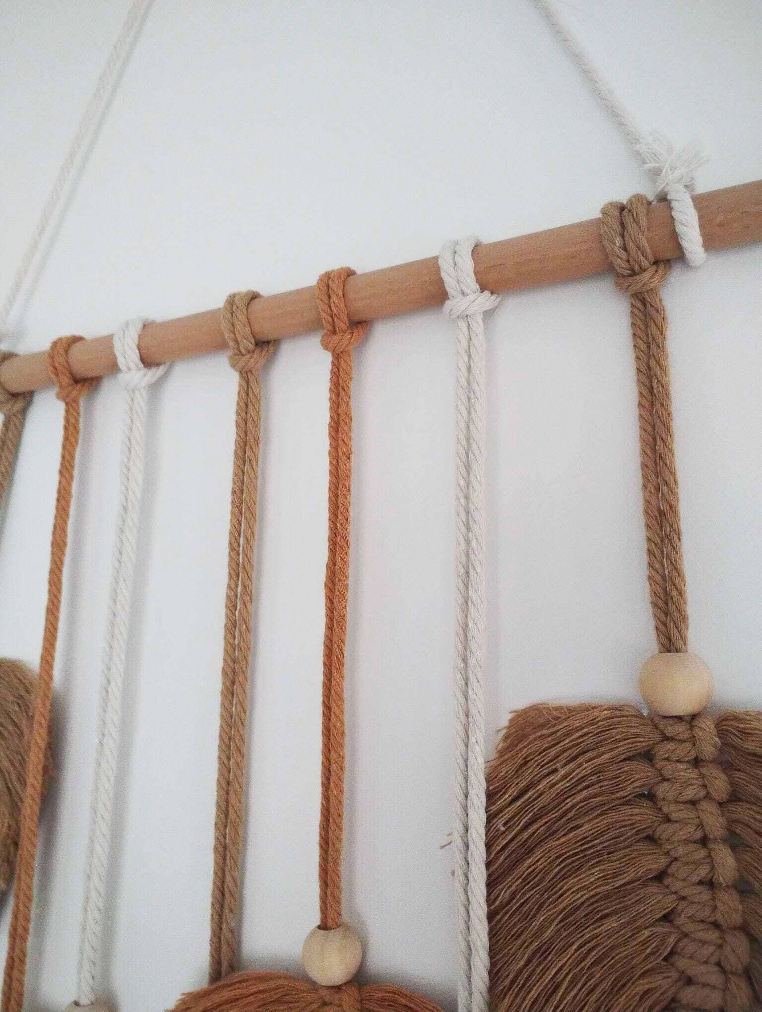 Macrame Wall Hanging, Crochet Pattern for Boho Decor, Headboard Decor