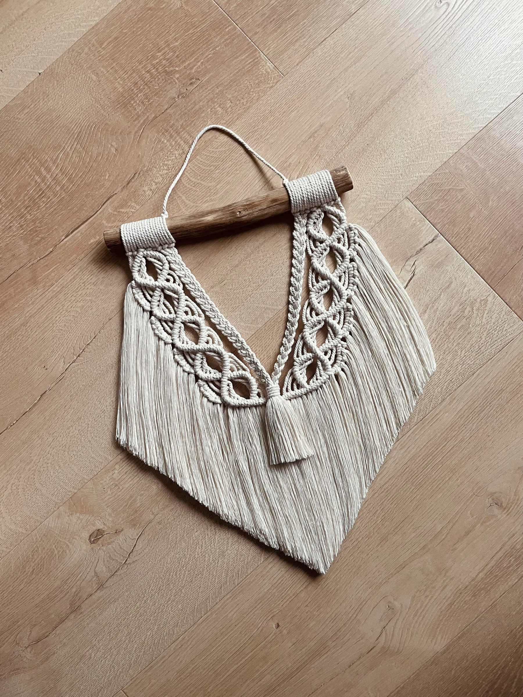 Macrame Wall Hanging – Boho Cotton Decoration, Handmade Wall Tapestry,