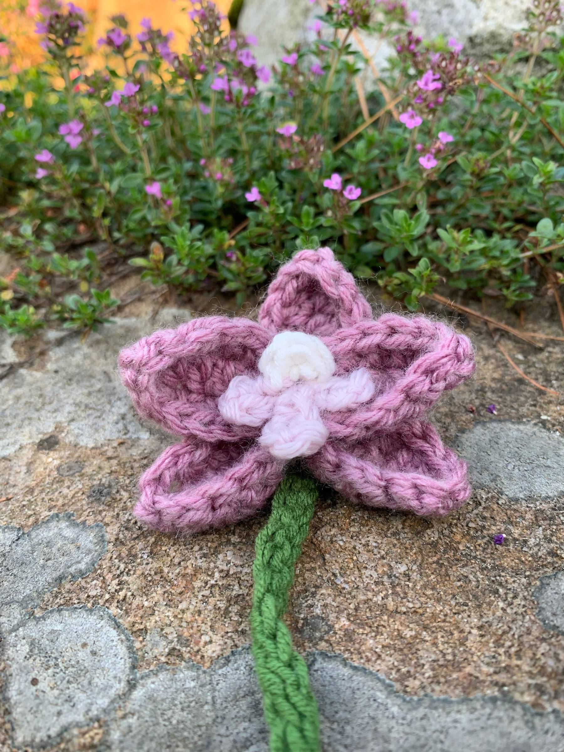 Handmade Flower Crochet Bookmark Floral Design Book Lovers Sunflower Bookmark