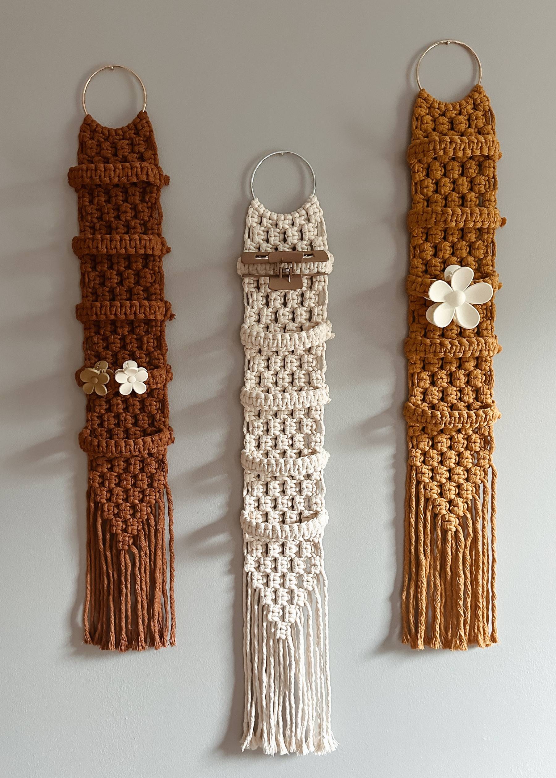 Macrame Claw Clip Hanger