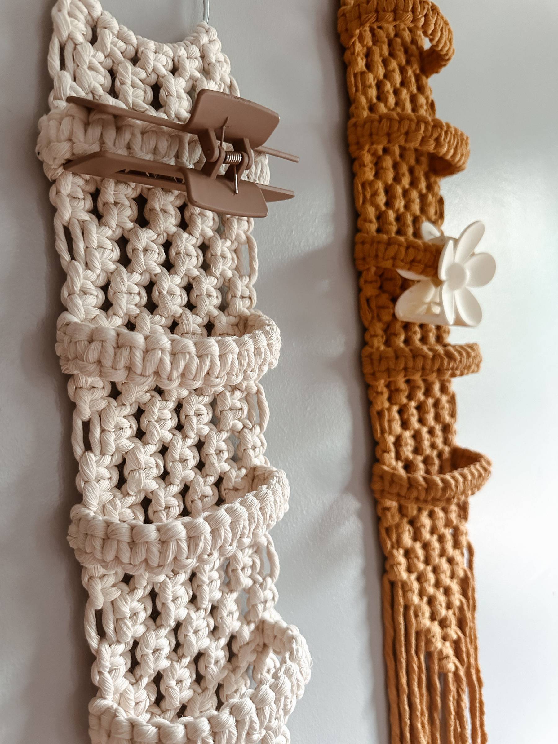 Macrame Claw Clip Hanger