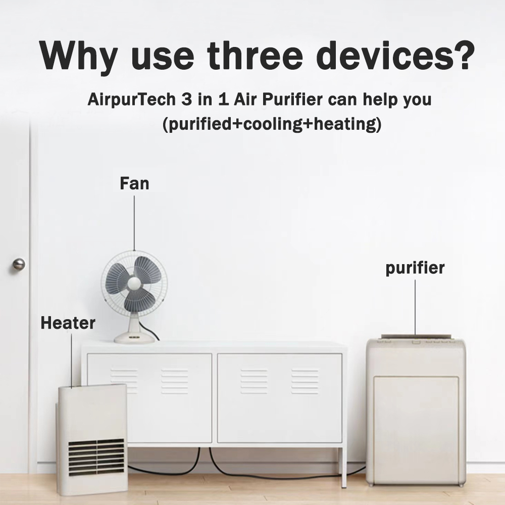 AirpurTech 3 i 1 luftrenare