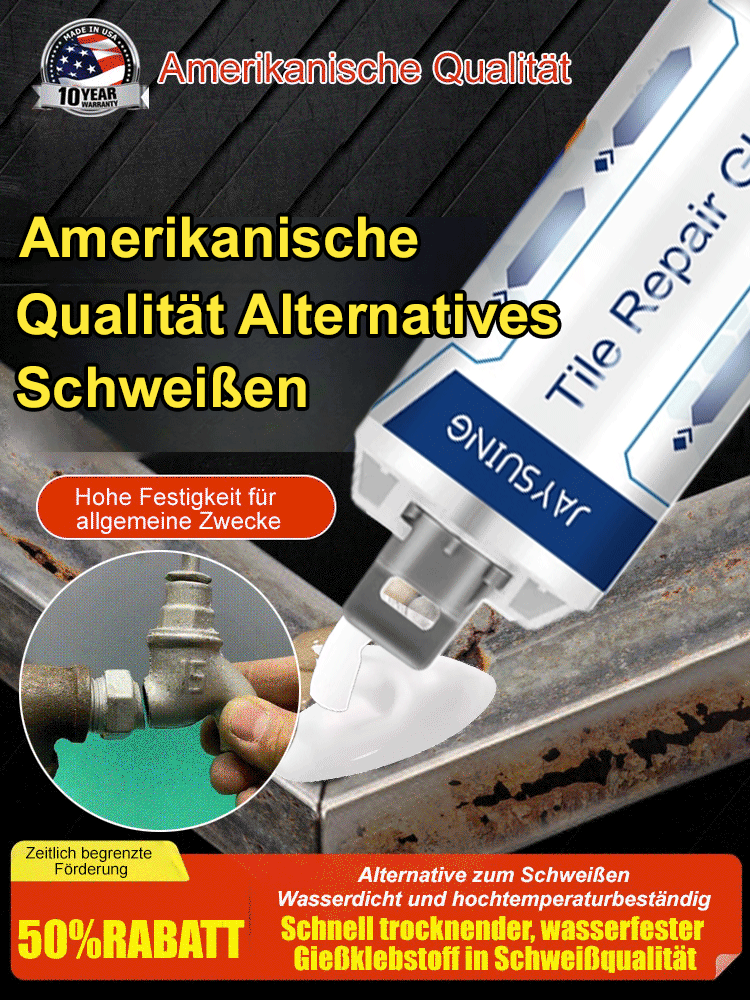 Neu entwickelter starker Gusskleber