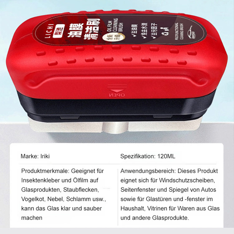 Kraftvoller Reinigungsbürste für Ölfilm auf Autoscheiben