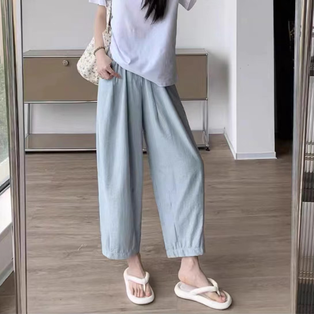 Damen Karottenhose mit hoher Taille
