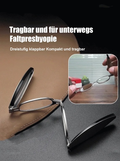 Ultraleichtes 3-teiliges faltbares Presbyop