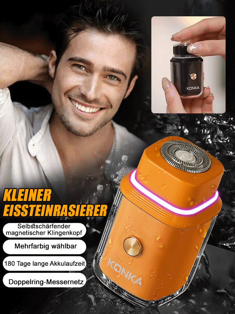 【Magnetischer Klingenkopf】Kleiner Eisziegel Herrenrasierer