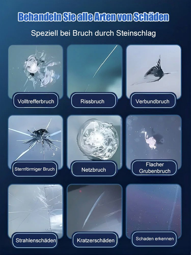 【Starke Formel】Autowindschutzscheiben-Reparaturflüssigkeit 👨‍🔧 Reparatur in 1 Sekunde, bequem und schnell