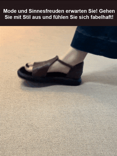 【Speziell für deutsche Frauenfüße entwickelt】✨Handgefertigte Ledersandalen, die auch nach langem Tragen nicht ermüden!