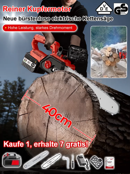 Hochleistungs-Holzkettensäge der verbesserten Version