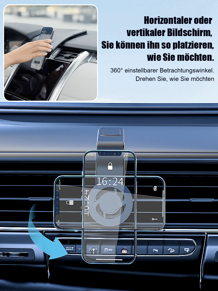Starker magnetischer, biegsamer Autotelefonhalter
