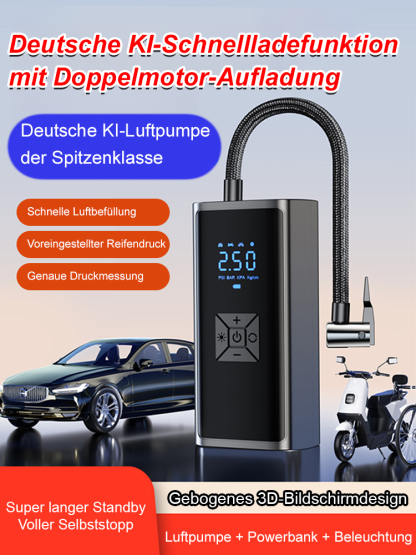 Deutsches Top mit kabelloser AI-Luftpumpe