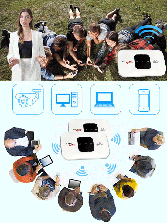 mobiler WLAN-Hotspot【unterstützt mehrere gleichzeitige Verbindungen】
