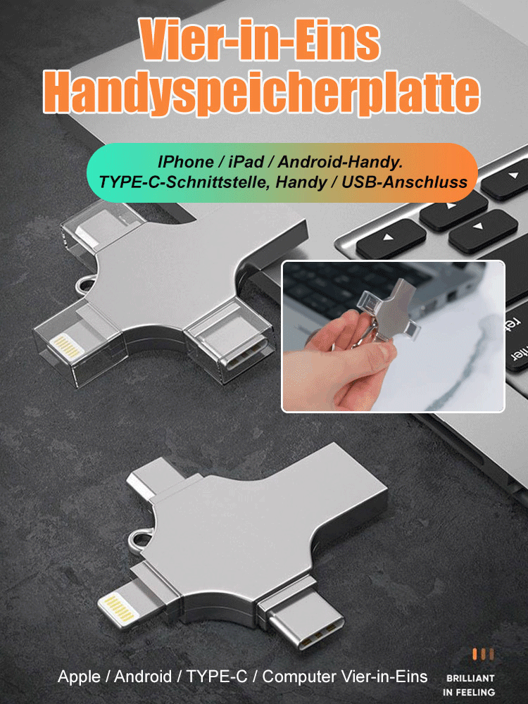 4-in-1 Handy-USB-Stick - 1TB