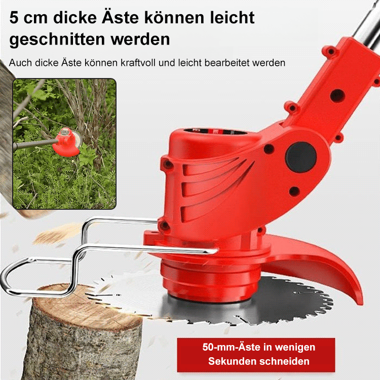 Schnurlose Gartenjätmaschine