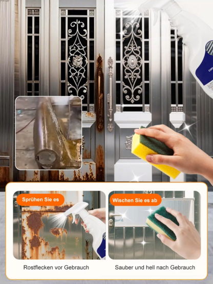 Werfen Sie Ihre rostigen Werkzeuge nicht weg! 🛠️ Einmal sprühen, 30 Sekunden warten – der Rost verschwindet wie Magie. 