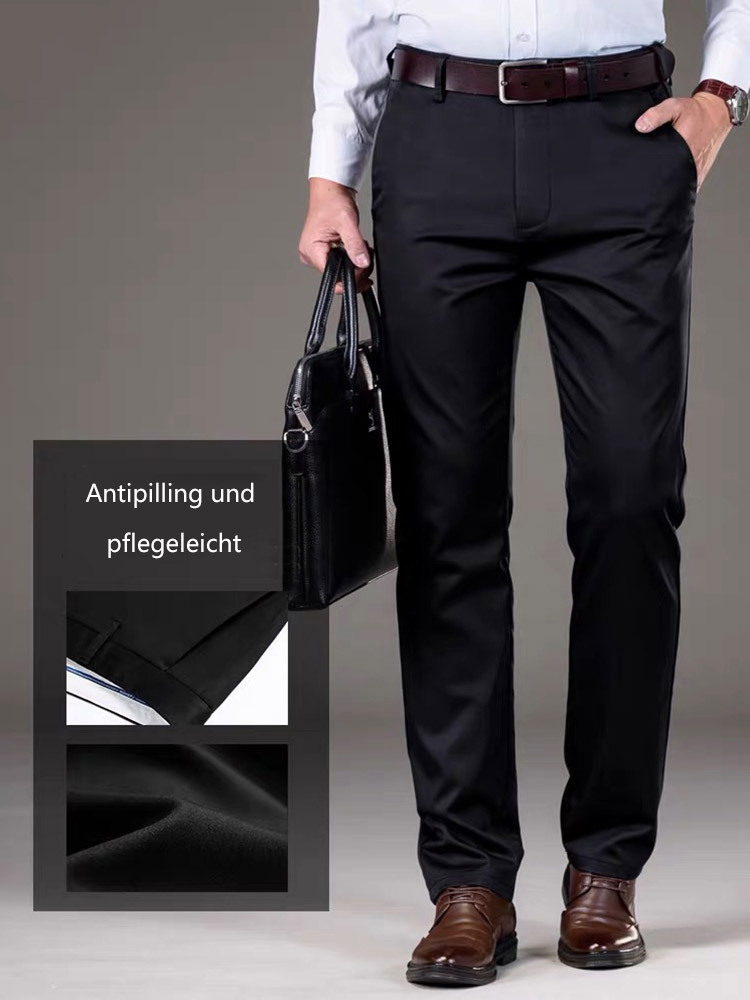 👔Anzughose aus Eisseide für Herren✨Dehnbare, nicht zu enge Passform für ganztägigen Tragekomfort!