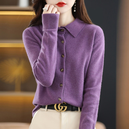 Modischer klassischer Damen Strickpulli