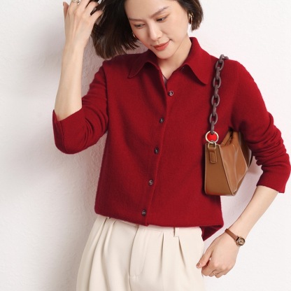 Modischer klassischer Damen Strickpulli