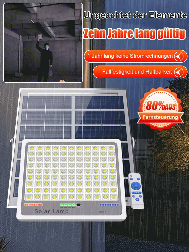 Traumblaue Solarlampe