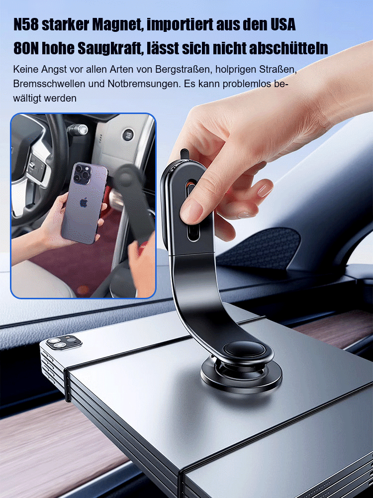 Starker magnetischer, biegsamer Autotelefonhalter