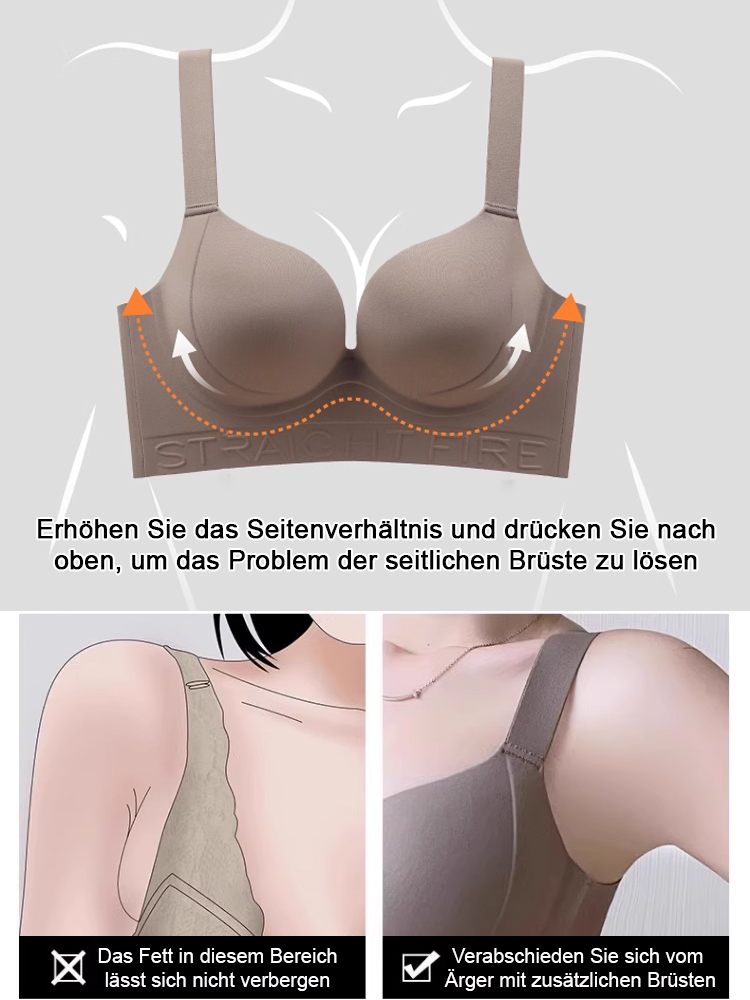 【Kostenlose Testversion】Schlanker, bügelloser, verstellbarer Sommer-BH