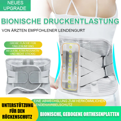 Stahlplatten-gestützter, atmungsaktiver, heißgepresster Taillengurt