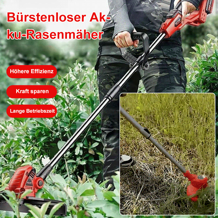 Schnurlose Gartenjätmaschine