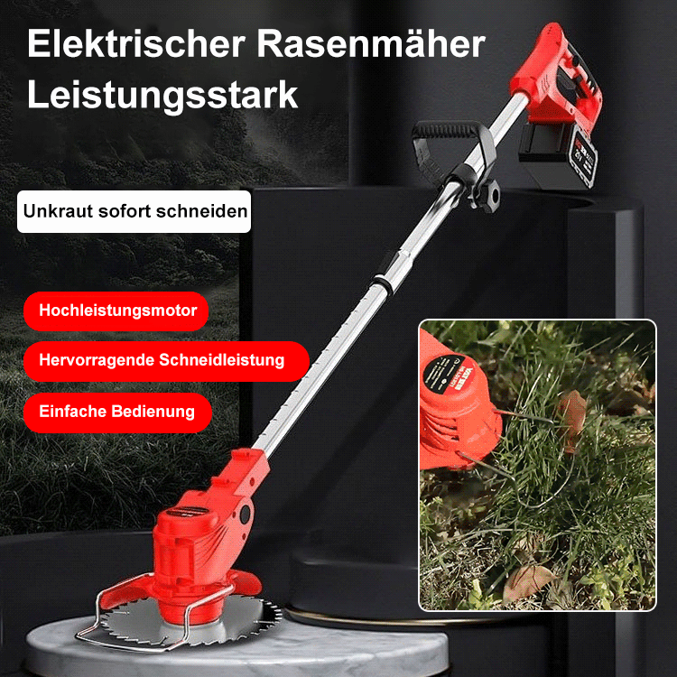 Schnurlose Gartenjätmaschine