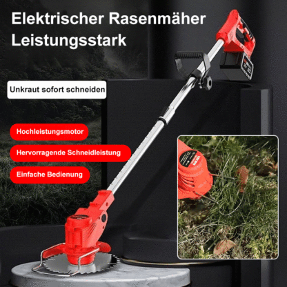 Schnurlose Gartenjätmaschine