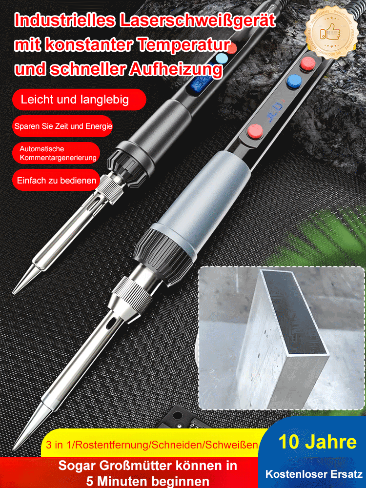 【Kann schweißen, entrosten und schneiden.】✈️Präzisionsschweißwerkzeuge für die Luft- und Raumfahrt 🔧 Laserpräzision für komplexe Metallverarbeitung