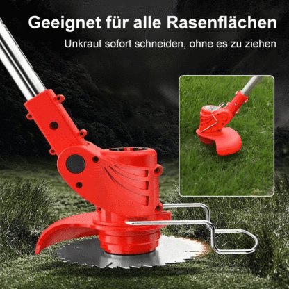 Schnurlose Gartenjätmaschine