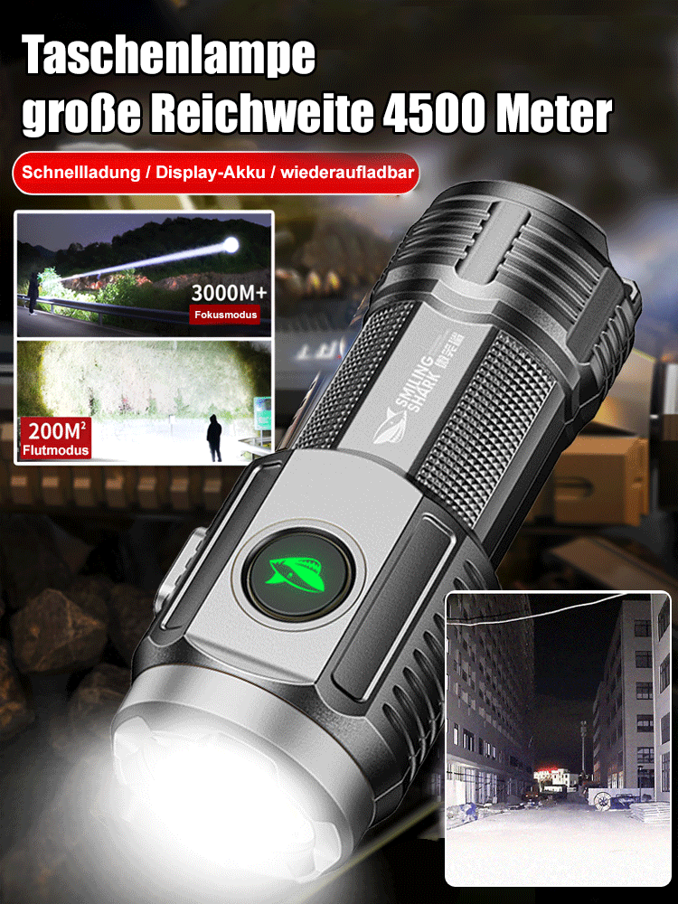 Lächeln Hai Mini Hochleistungs Tragbare Magnetische Taschenlampe