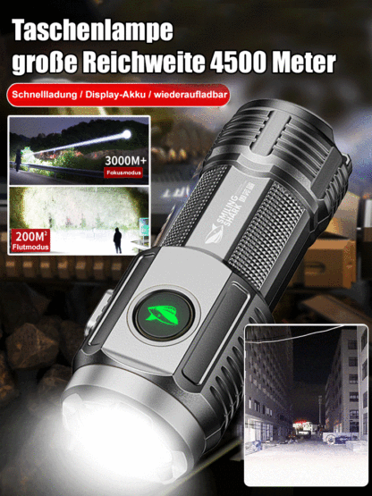 Lächeln Hai Mini Hochleistungs Tragbare Magnetische Taschenlampe
